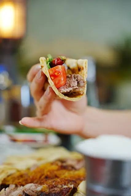 Kebap dürüm, servis anı