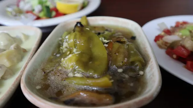 Közlenmiş biber
